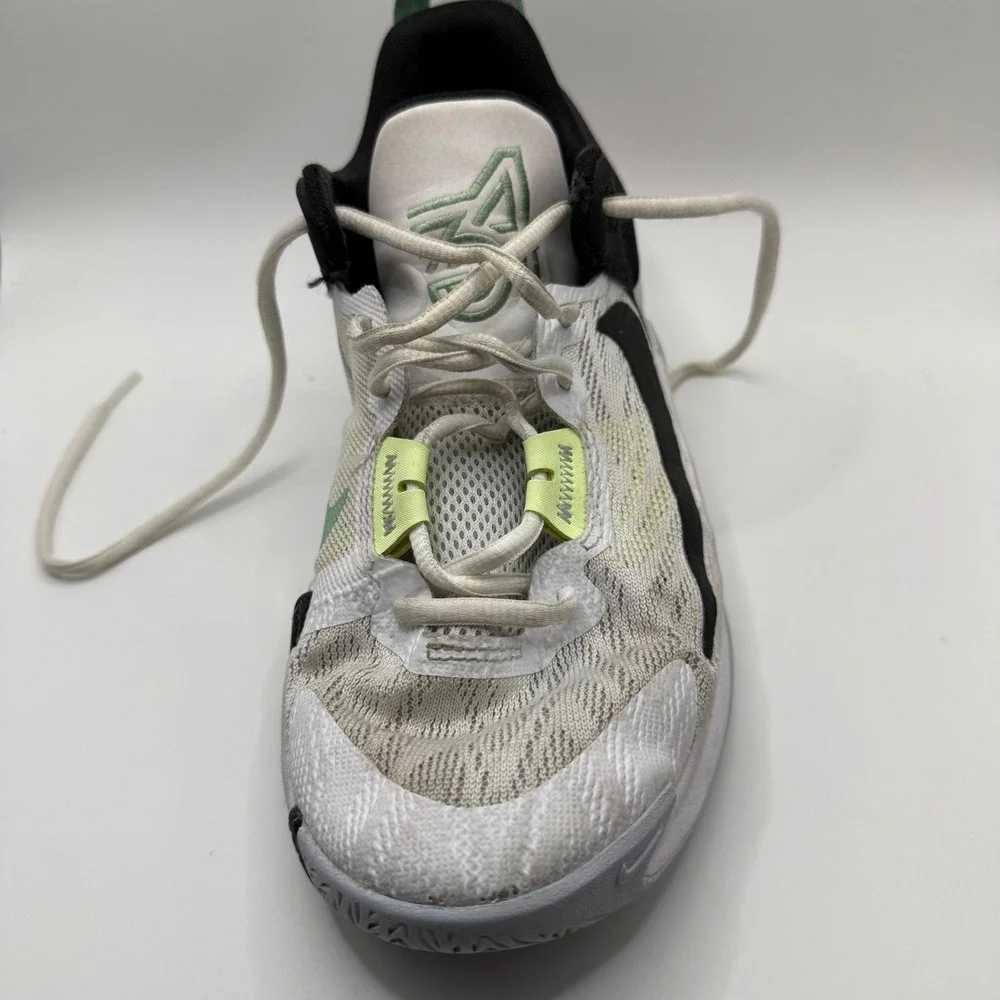 Nike Giannis Immortality 2 White Black Barely Volt DQ1943-101 Womens 6.5 / 5Y